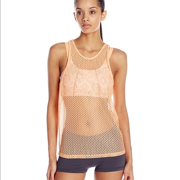 Maaji tank  & bra set peach & gray size S - Picture 3 of 11